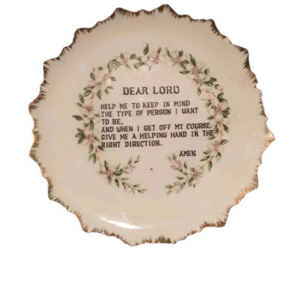 🌼Dear Lord Helping Hand Prayer Decorative Wall Plate